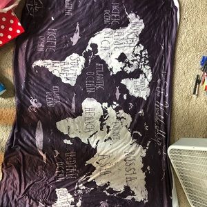 World Map Tapestry